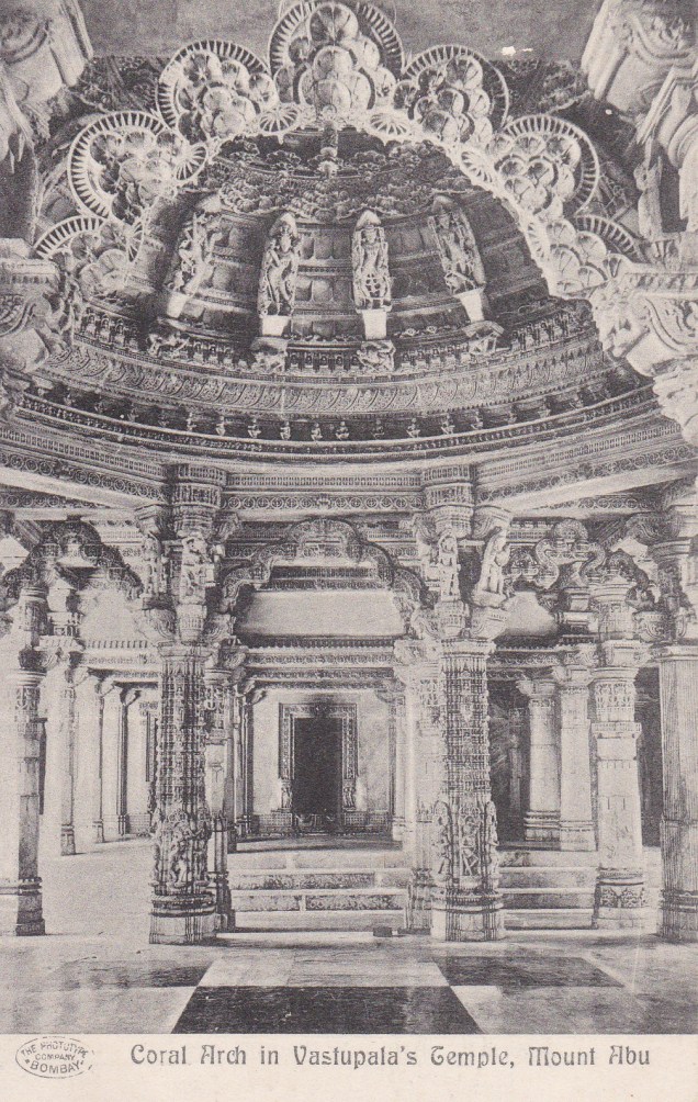 Mt. Abu, Vastupala's Temple, Jainism postcard