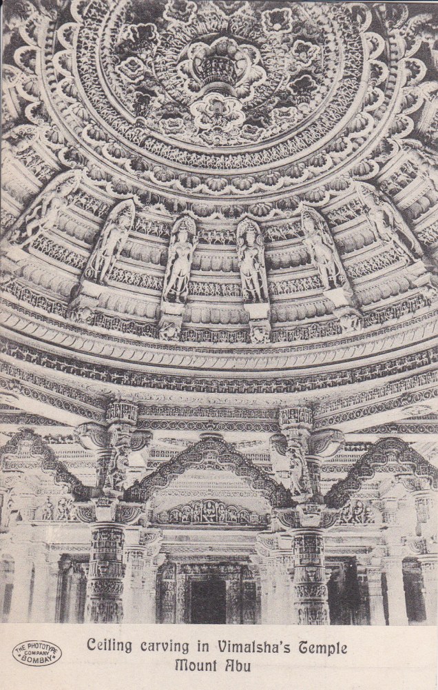 Mt. Abu, Vimalsha's Temple, Jainism Postcard