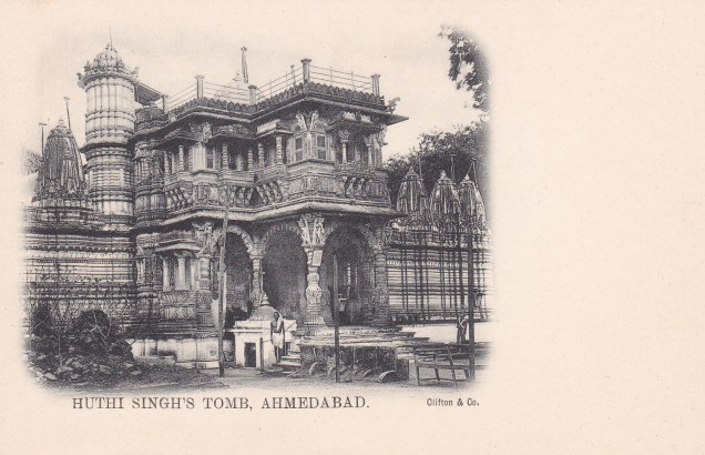 ahmedabad-huthi-singhs-tomb-jain-temple-jainism-postcard