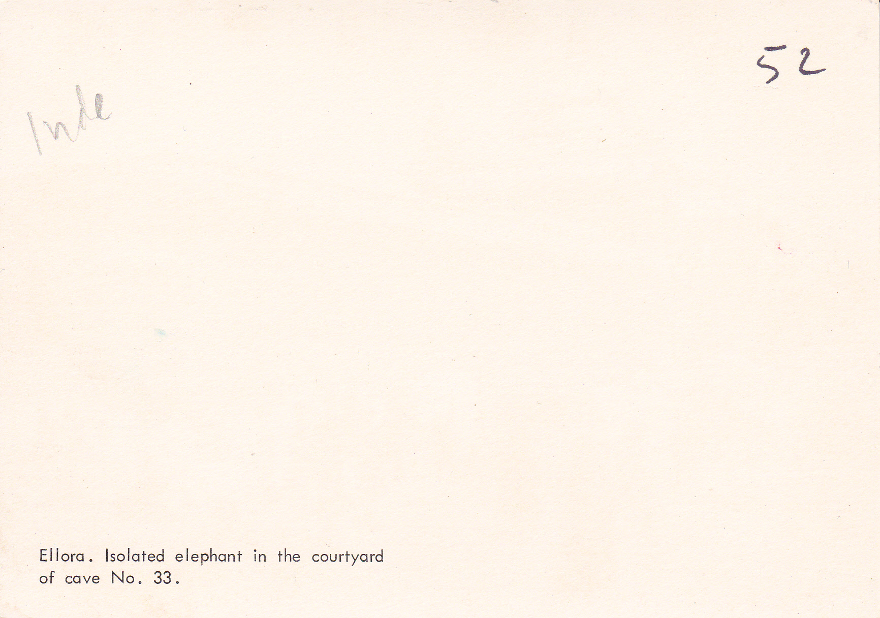 elephant-in-front-of-jain-cave-33-ellora-jainism-postcardback