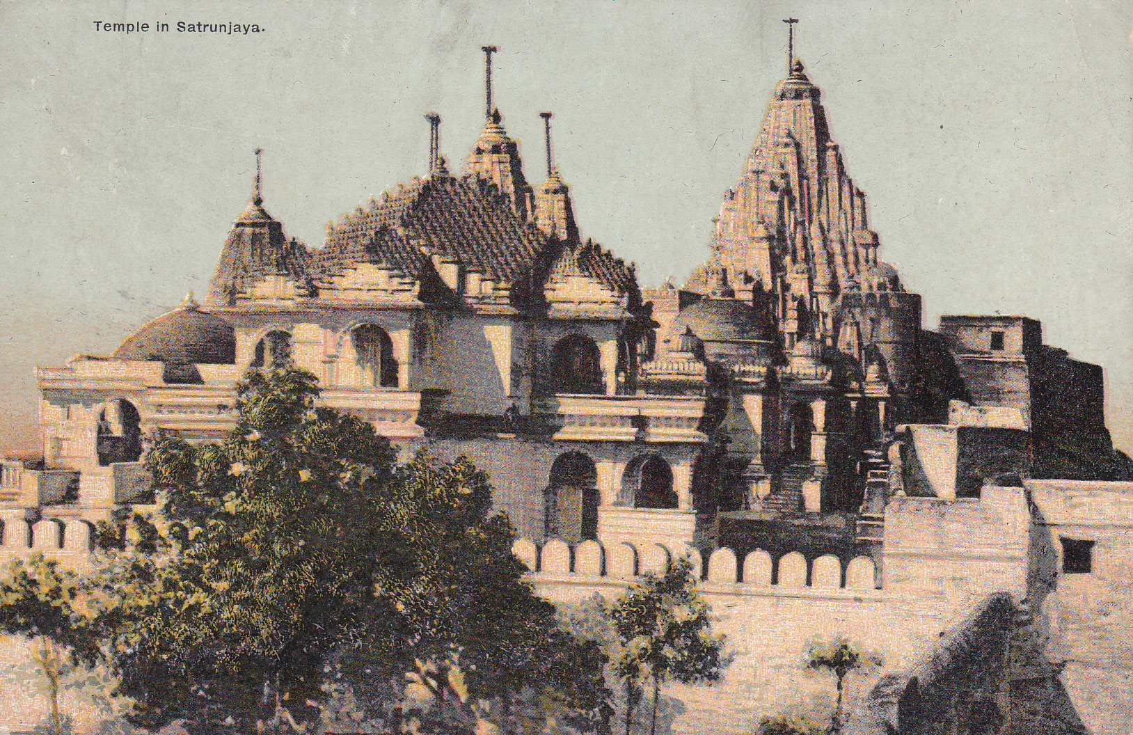 shatrunjaya-jain-temple-jainism-postcard