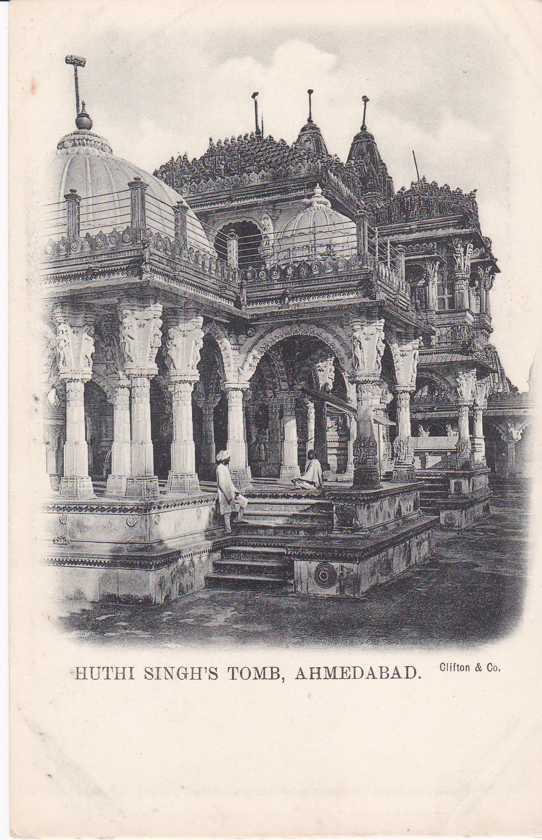 huthi-singhs-tomb-jain-temple-ahmedabad-jainism-postcard