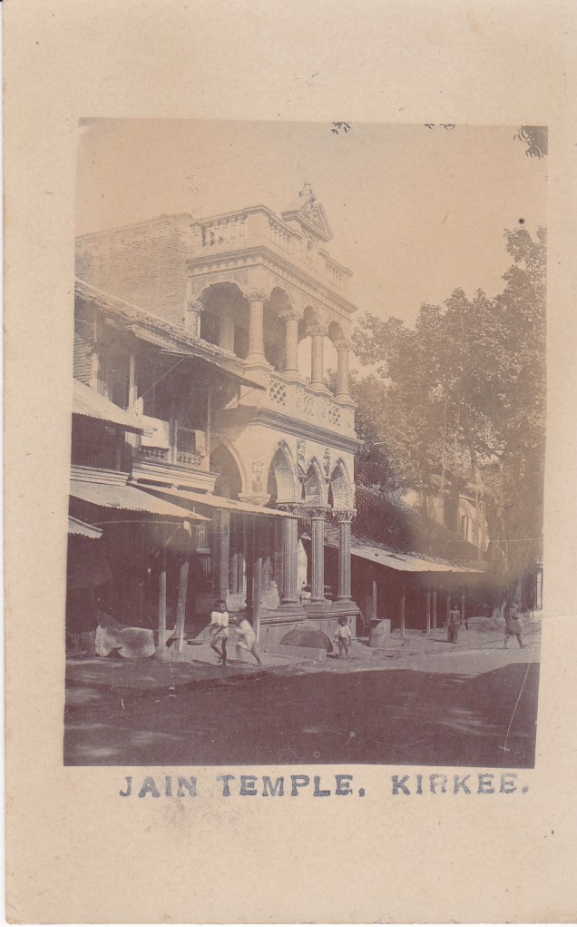 kirkee-jain-templr-jainism-postcard