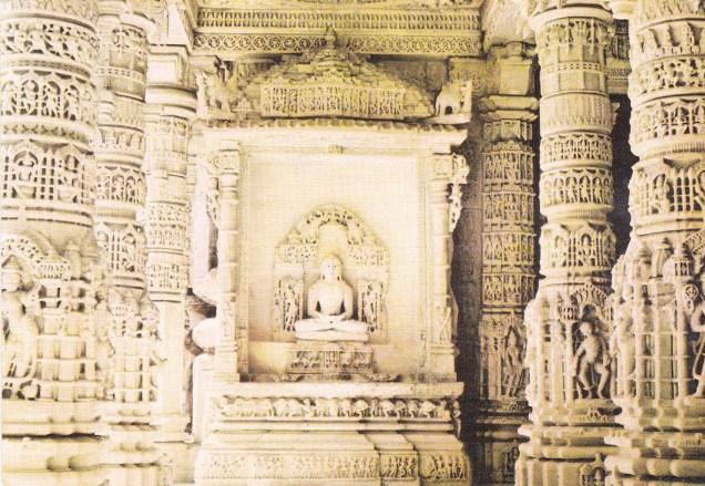 jina-delwara-temple-mount-abu-jainism-postcard