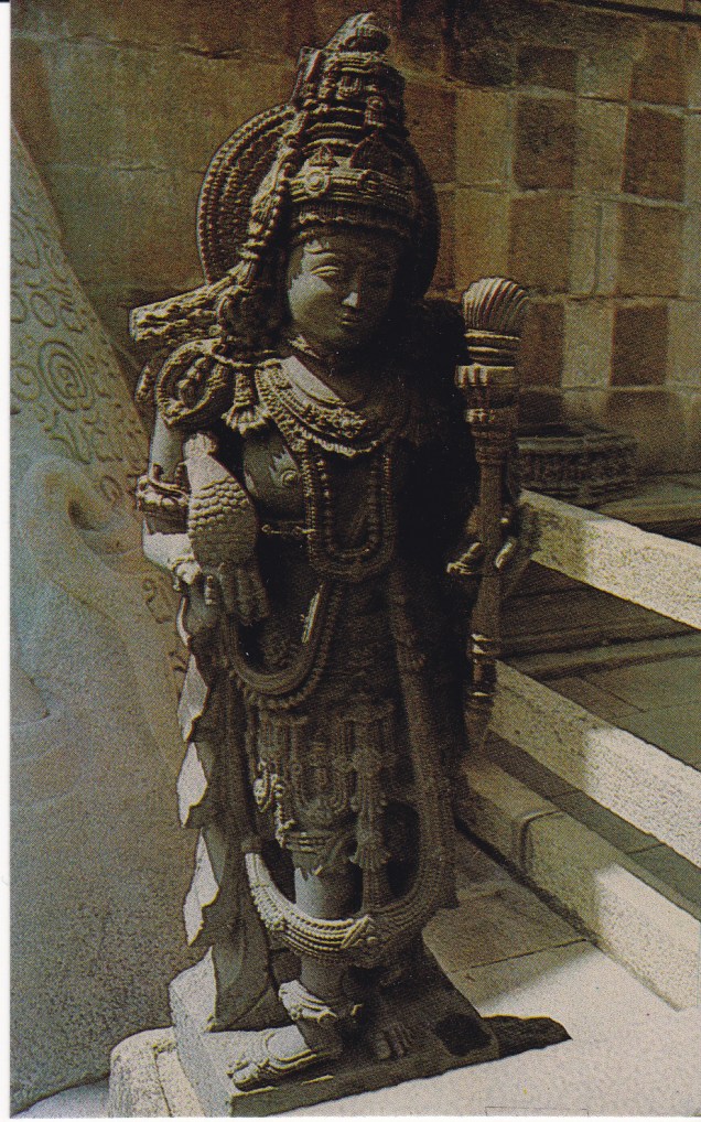 Dwarapalaka of Gommateshwara Sravana Belgola Jainism Postcard