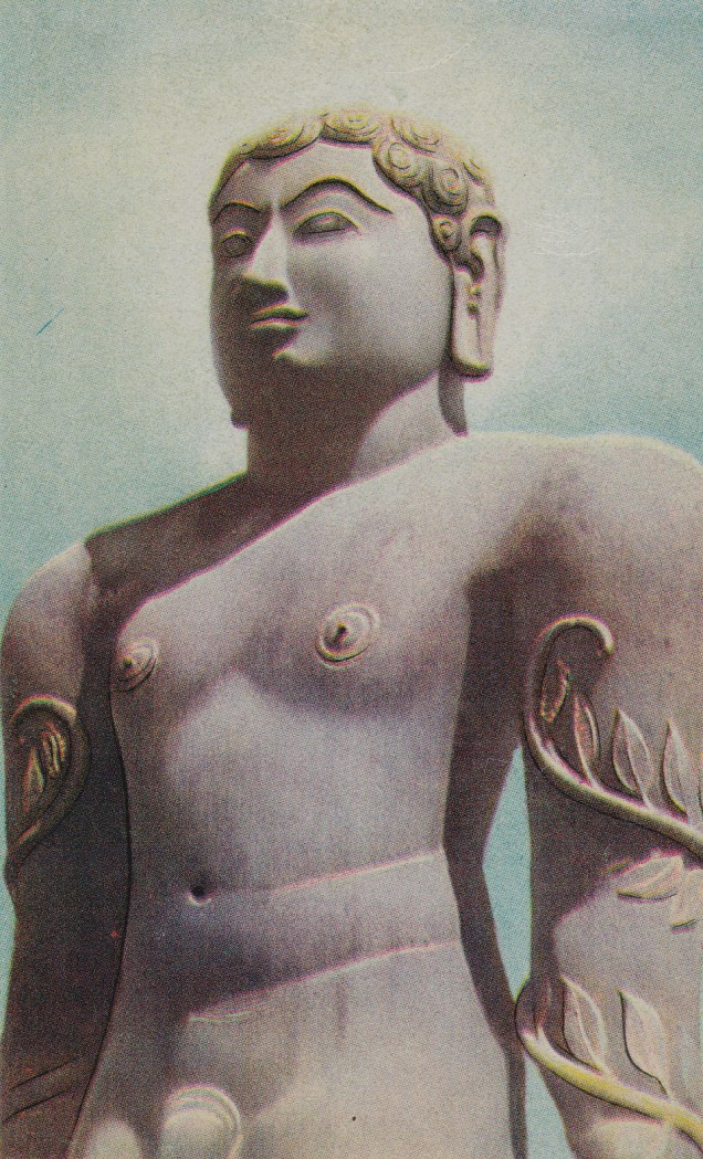 Gomateswara Sravanabelgola Jainism Postcard