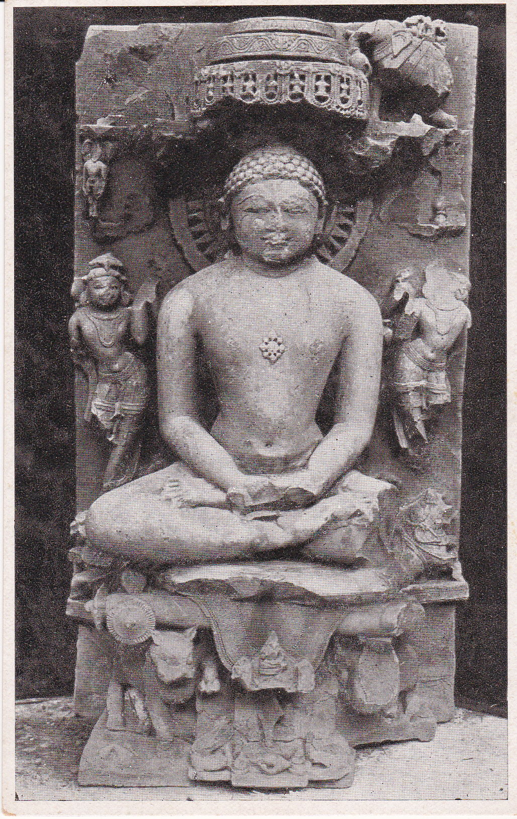 Jina Neminatha Gwalior Museum Jainism Postcard