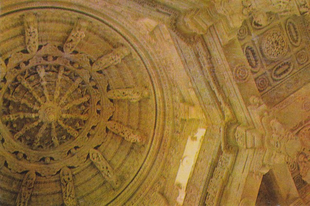 Ranakpur Jain Temple Carved Ceiling with Goddesses