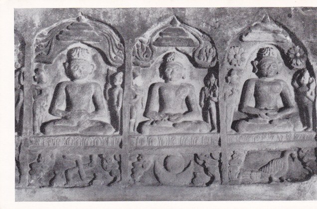 Khandagiri Jain Cave 9 Suparsva Chandraprabha Pushpadanta Jinas