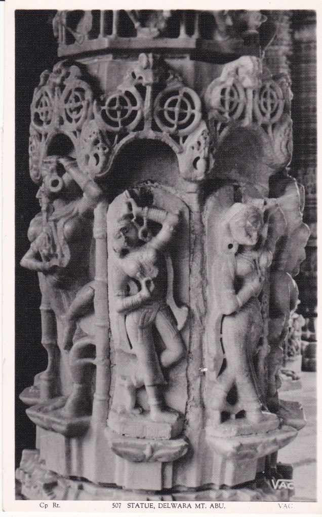Delwara Mount Abu decorative pillar