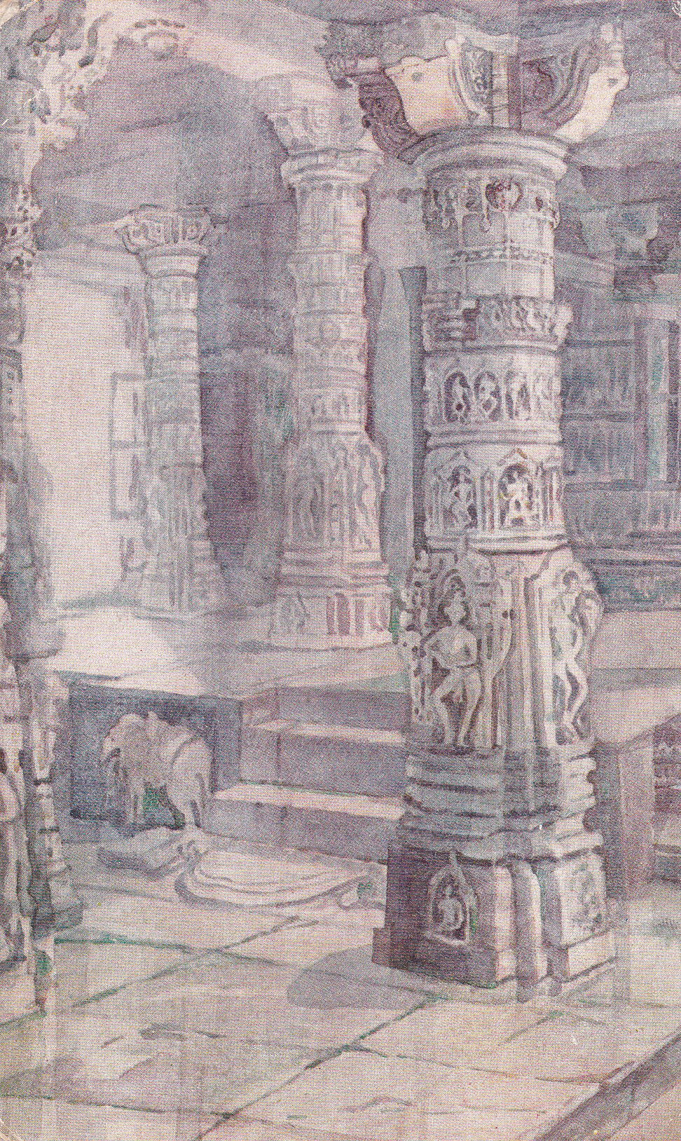 Interior of the Dilwarra Temples Mount Abu