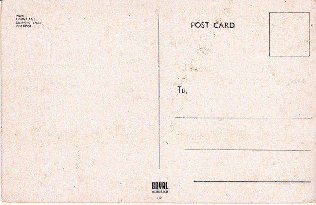 Mount Abu Dilwara Temple Corridorback