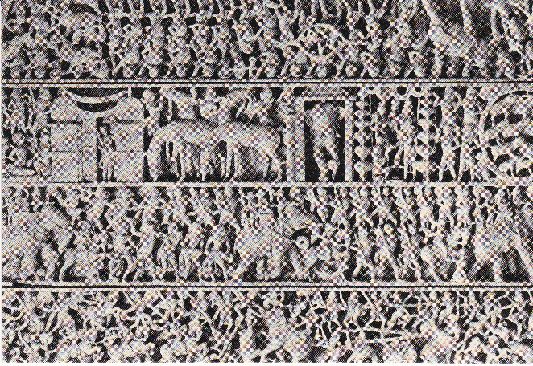 Mount Abu Story of Neminath Ceiling