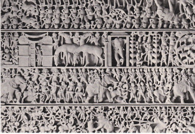 Mount Abu Story of Neminath Ceiling