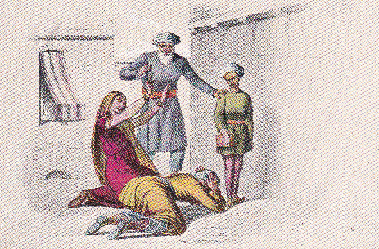 Son decides to become a monk and parents implore him to change his mind