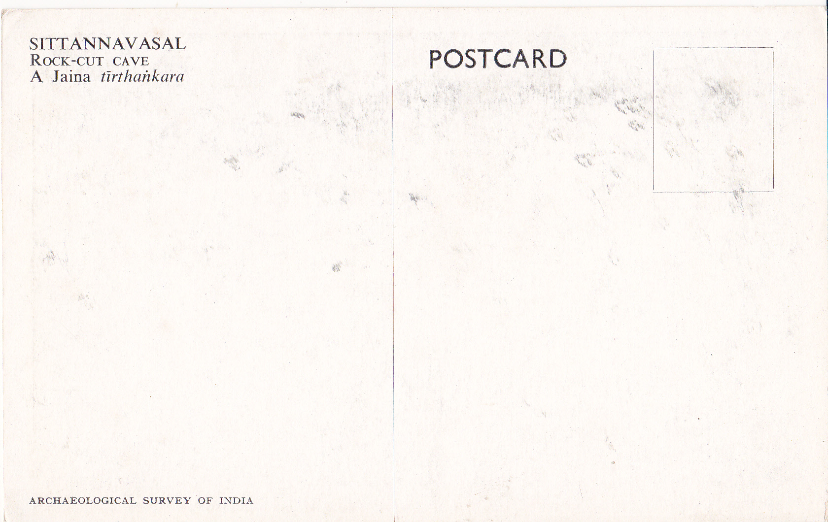 Jina Tirthankara Sittannavasal rock-cut caveback